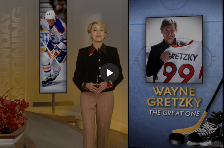 CBS News covers Wayne Gretzky